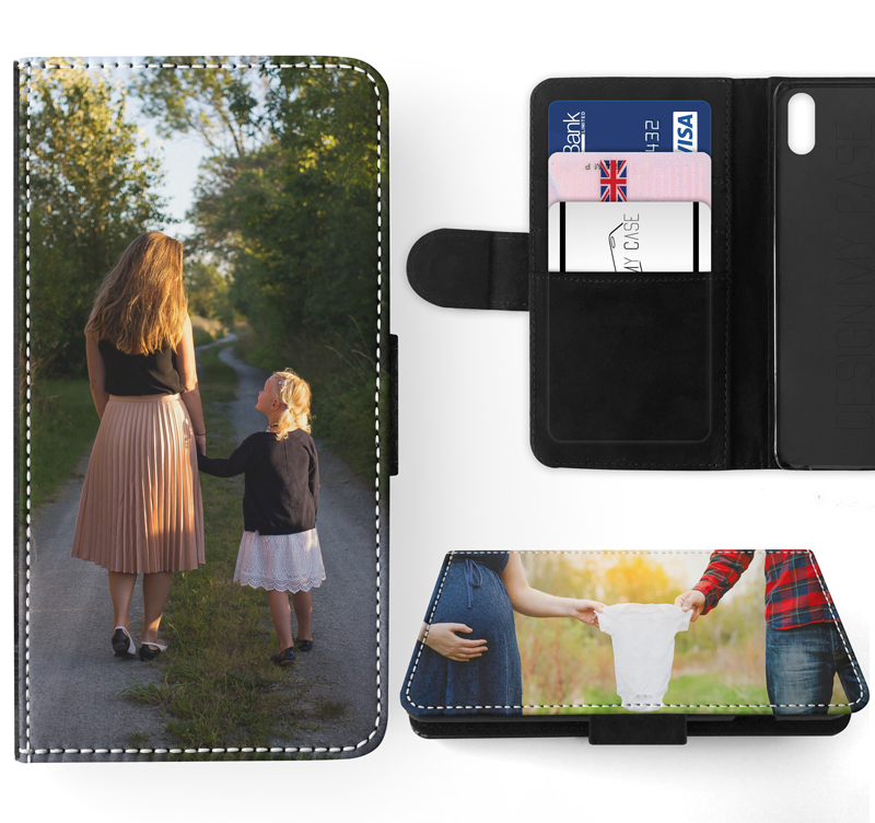 iPhone X Personalised Flip Case Free UK Delivery