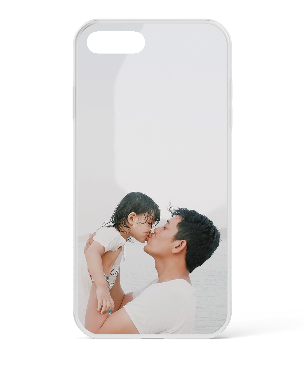 Huawei Y6 2018 Picture Case - Clear Bumper