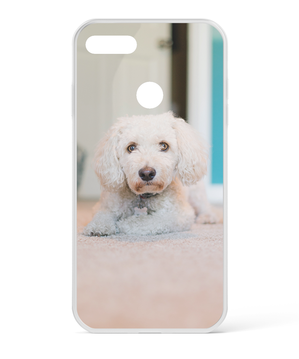 Huawei Y9 2018 Picture Case - Clear Bumper