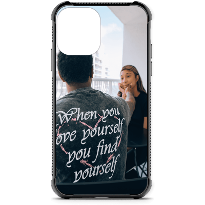 iPhone 12  Mini Custom Case - Black Bumper for iPhone 12 Mini