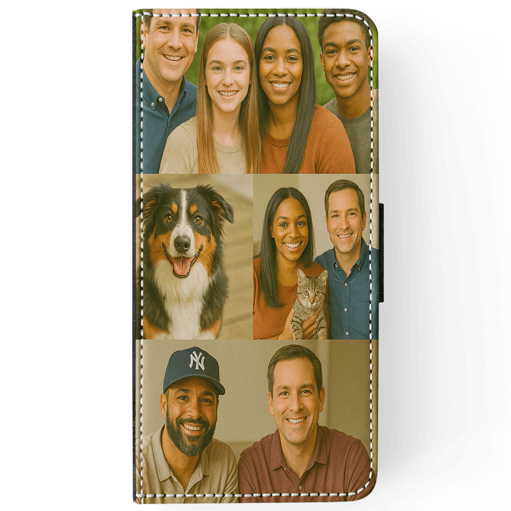 iPhone 18 Pro Max Personalised Wallet Case in Leather for iPhone 18 Pro Max