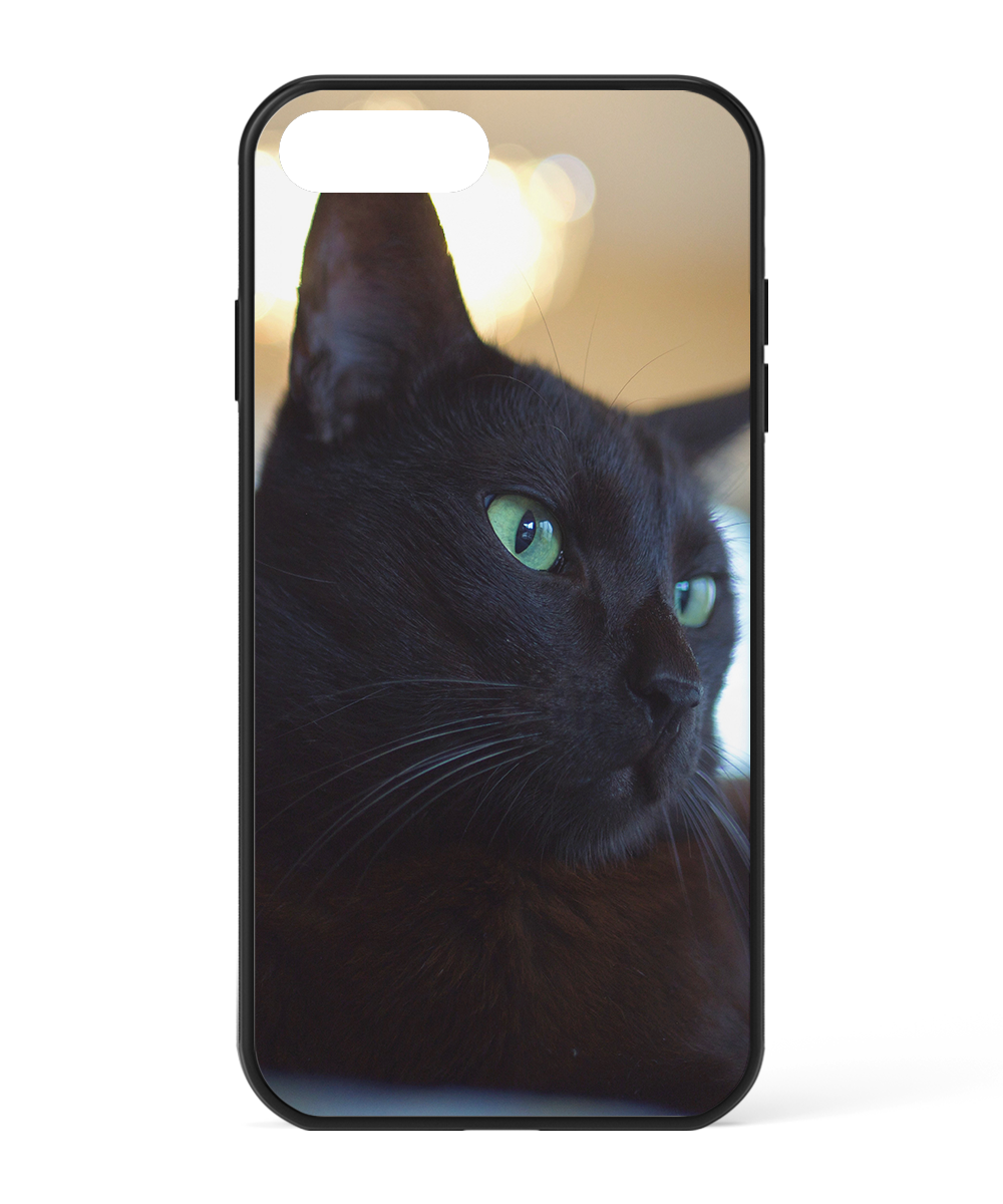 iPhone 8 Plus Custom Case - Black Bumper