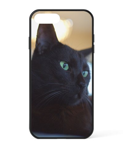 iPhone 8 Plus Custom Case - Black Bumper