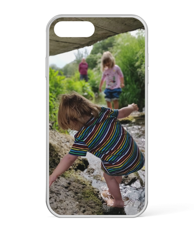 iPhone 8 Plus Picture Case - Clear Bumper