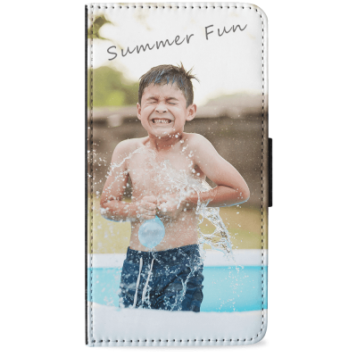 iPhone XR Personalised Wallet Case - Faux Leather for iPhone XR