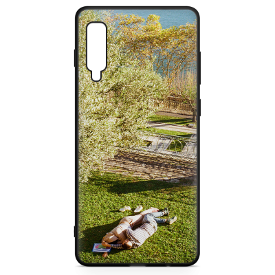 Samsung Galaxy A7 2018 Custom Case - Black Bumper for Samsung Galaxy A7 2018