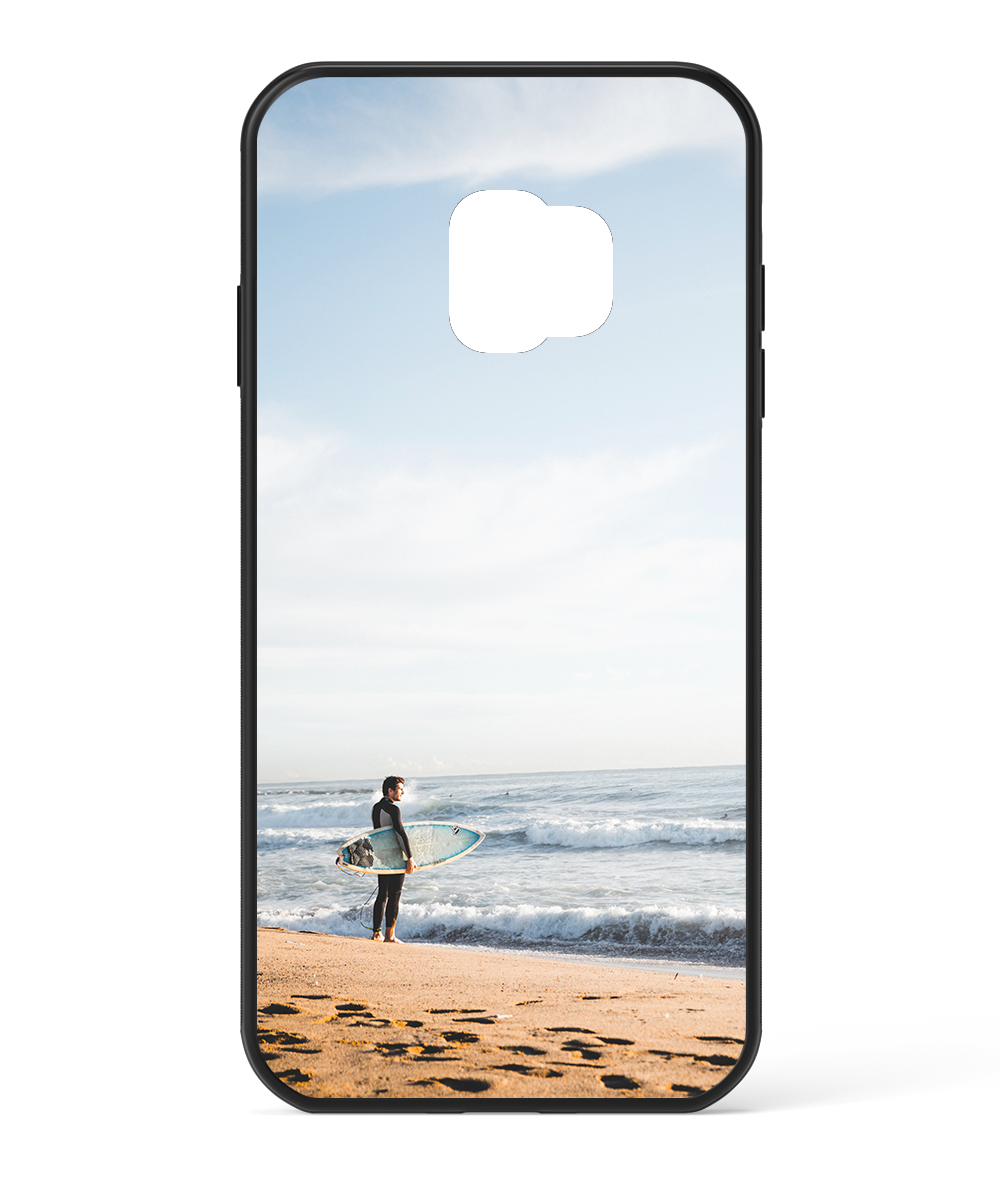 Samsung Galaxy J2 Pro 2018 Custom Case - Black Bumper
