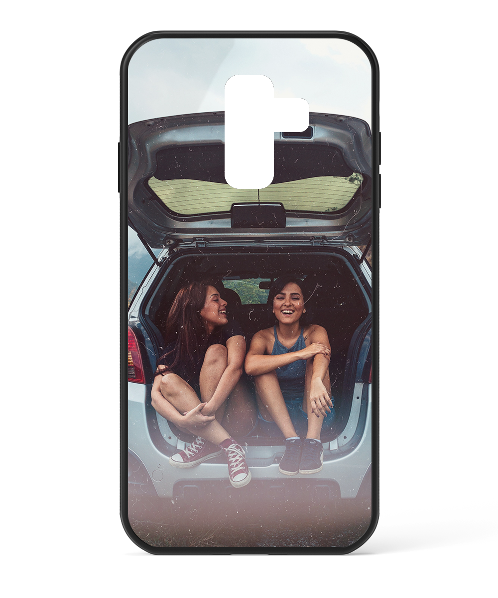 Samsung Galaxy J8 2018 Custom Case - Black Bumper