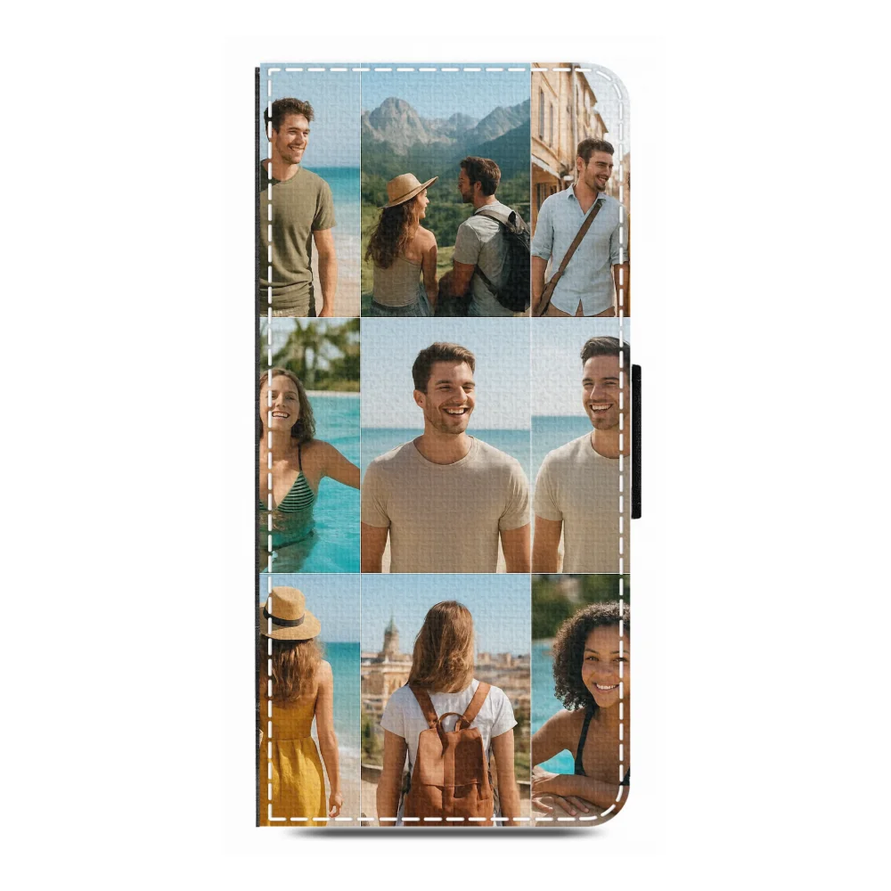 Samsung S25 Personalised Wallet Case | Add Photos & Initials